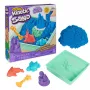 Kinetic Sand, Sandkasten-Set, kreative Ostergeschenke, enthält 1 lb blauen formbaren Spielsand, 4 Werkzeuge & Formen, Aufbewahrung, sensorisches Spielzeug für Kinder ab 3 Jahren