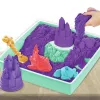 Kinetic Sand, Sandbox Set, Kreative Ostergeschenke, Enthält 453 g lila formbaren Spielsand, 4 Werkzeuge & Formen, Aufbewahrung, sensorisches Spielzeug für Kinder ab 3 Jahren