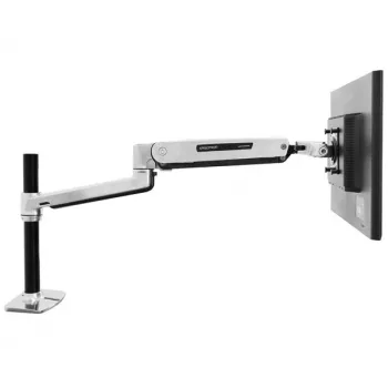 ERGOTRON Lx Sit Stand Desktop-Montage LCD-Arm (poliertes Aluminium)