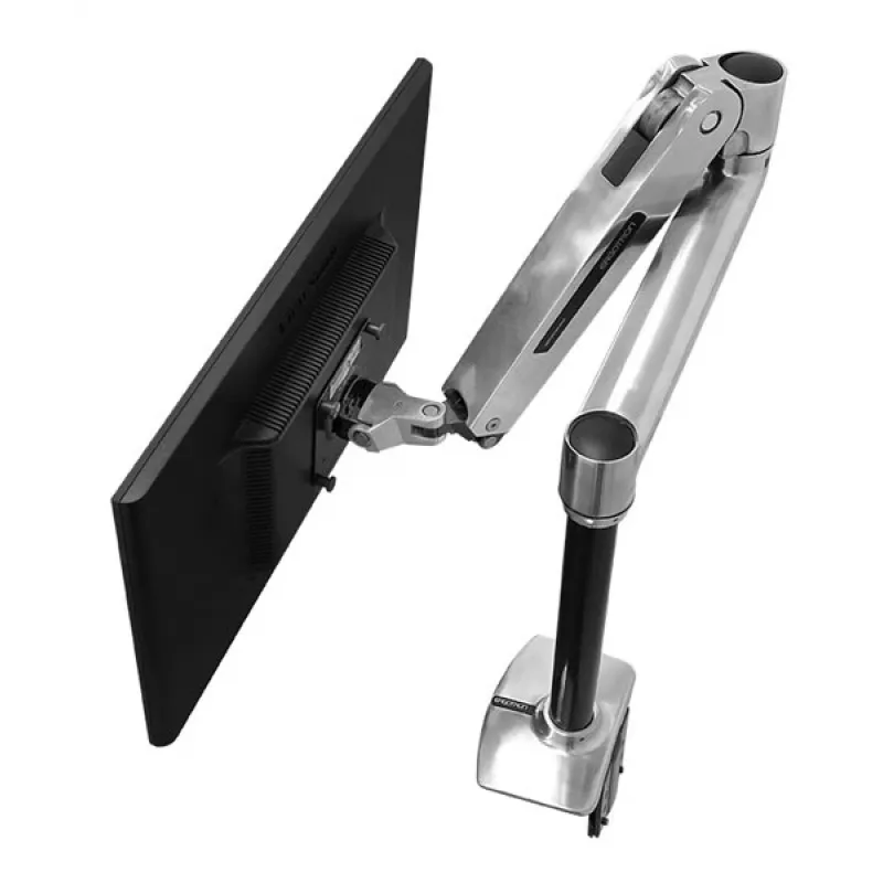ERGOTRON Lx Sit Stand Desktop-Montage LCD-Arm (poliertes Aluminium)