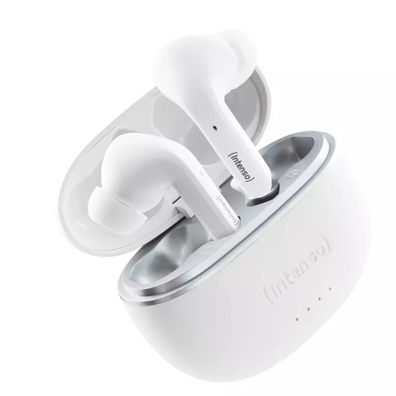 Kopfhörer Intenso White Buds T302A