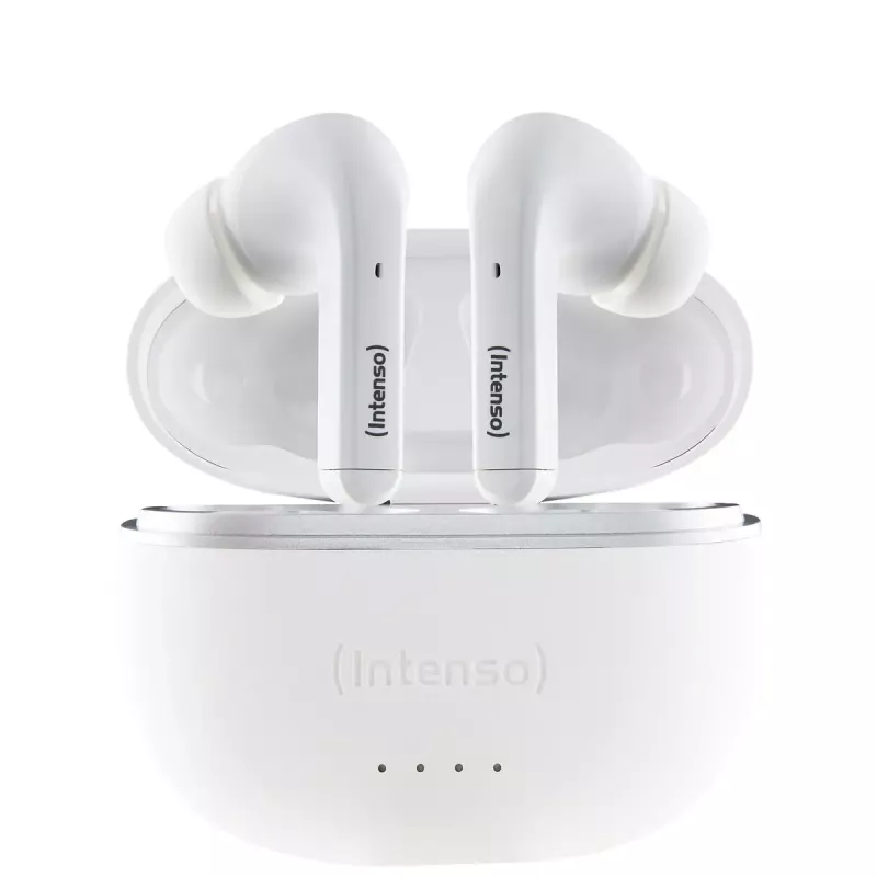 Kopfhörer Intenso White Buds T302A
