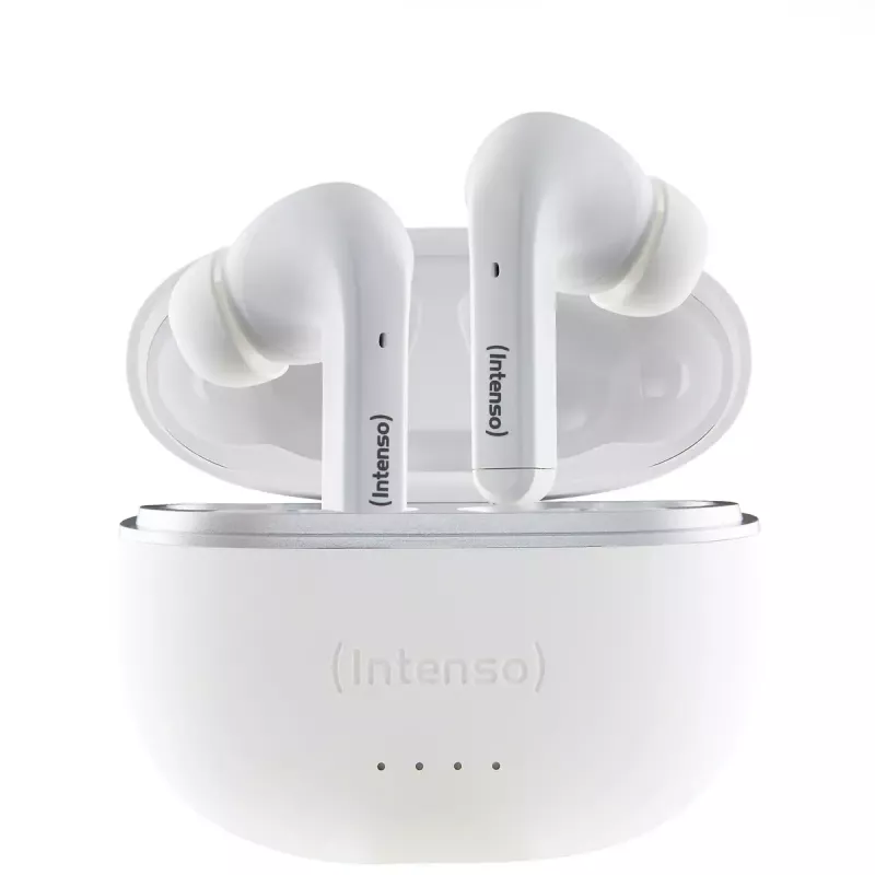 Kopfhörer Intenso White Buds T302A