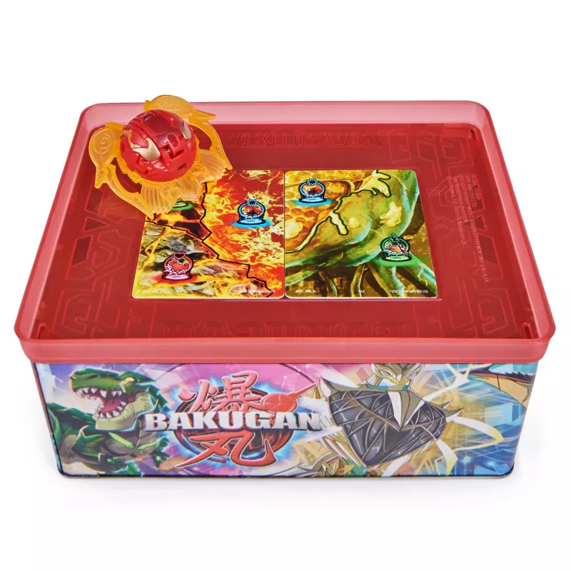 Bakugan Baku-tin mit Special Attack Mantid, anpassbar, Spinning-Action-Figur und Spielzeug-Aufbewahrung, Kinderspielzeug für Jungen und Mädchen ab 6 Jahren