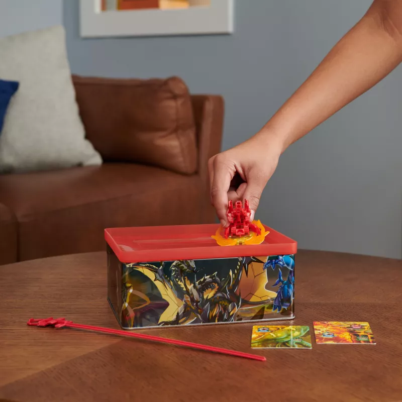 Bakugan Baku-tin mit Special Attack Mantid, anpassbar, Spinning-Action-Figur und Spielzeug-Aufbewahrung, Kinderspielzeug für Jungen und Mädchen ab 6 Jahren