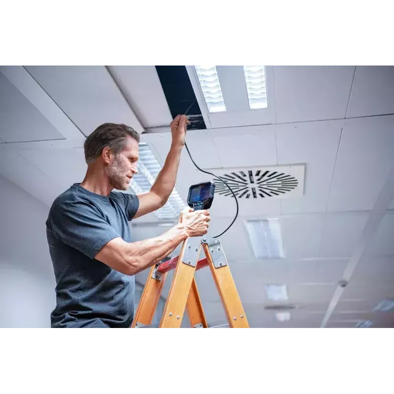 Bosch GIC 12V-5-27 C PROFESSIONAL industrielle Inspektionskamera 8,3 mm flexible führige Sonde IP67, IP54