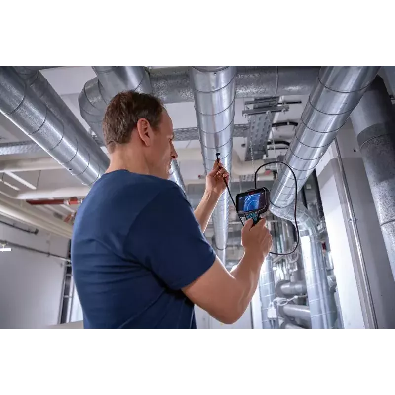 Bosch GIC 12V-5-27 C PROFESSIONAL industrielle Inspektionskamera 8,3 mm flexible führige Sonde IP67, IP54
