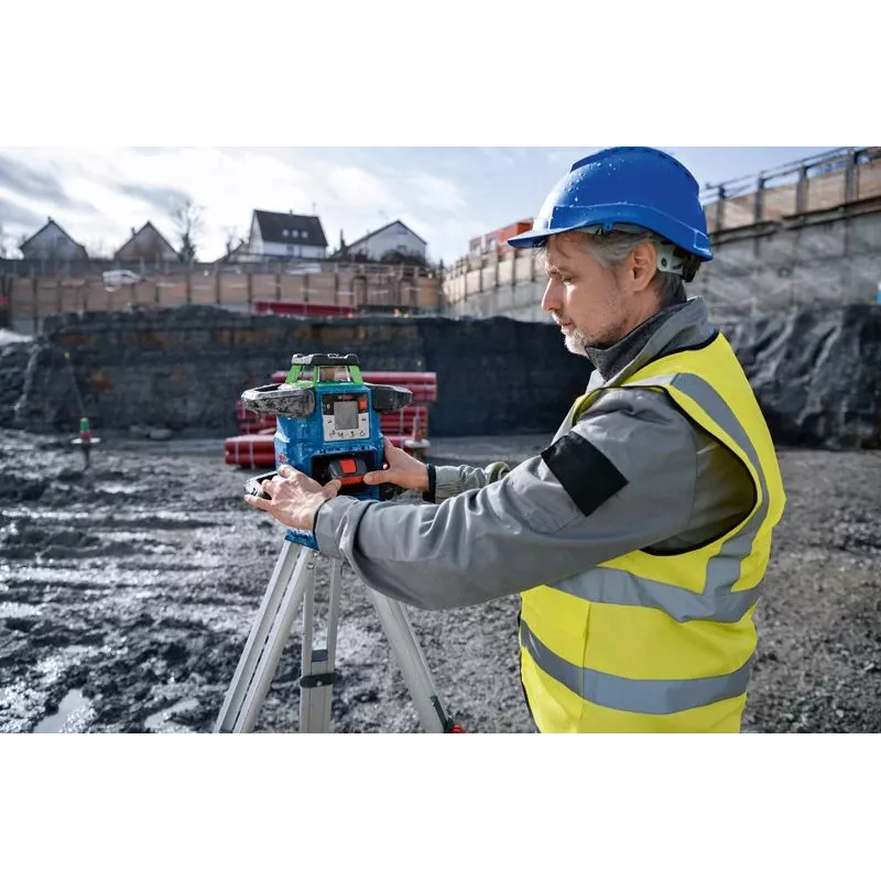 Rotationslaser Bosch GRL 650 CVHG Professional 18 V mit grüner Laserlinie, L-BOXX