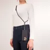 Intenso USB-C Lade-Lanyard Telefon-Halsbandkabel 60W Schnellladung verstellbare Länge 1,65m Nylon Schwarz