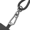 Intenso USB-C Lade-Lanyard Telefon-Halsbandkabel 60W Schnellladung verstellbare Länge 1,65m Nylon Schwarz