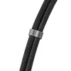 Intenso USB-C Lade-Lanyard Telefon-Halsbandkabel 60W Schnellladung verstellbare Länge 1,65m Nylon Schwarz