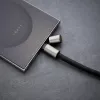 Intenso USB-C Lade-Lanyard Telefon-Halsbandkabel 60W Schnellladung verstellbare Länge 1,65m Nylon Schwarz