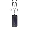 Intenso USB-C Lade-Lanyard Telefon-Halsbandkabel 60W Schnellladung verstellbare Länge 1,65m Nylon Schwarz