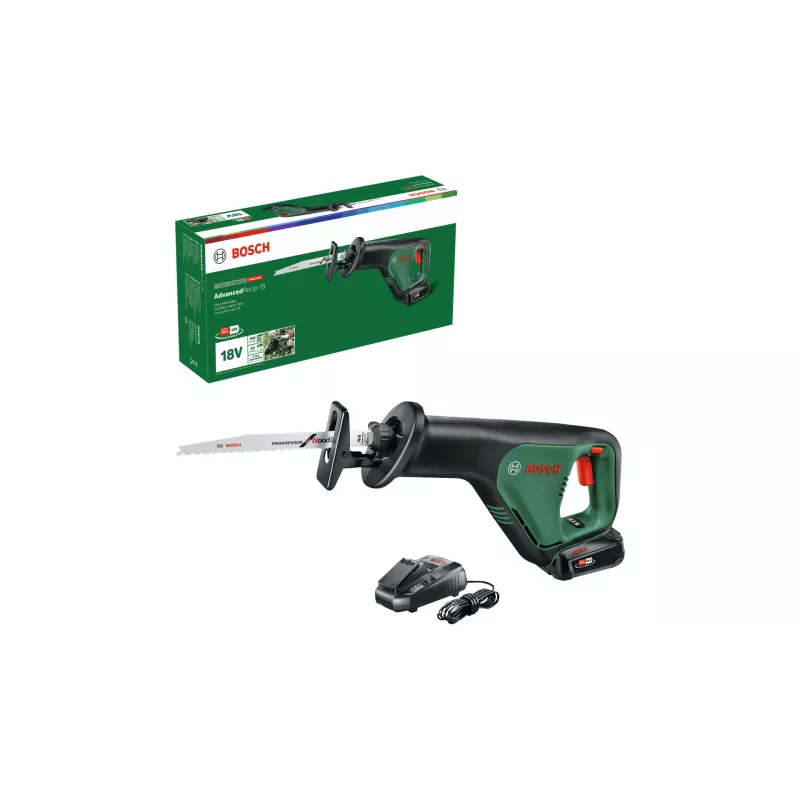 Bosch AdvancedRecip 18 300 spm Schwarz, Grün