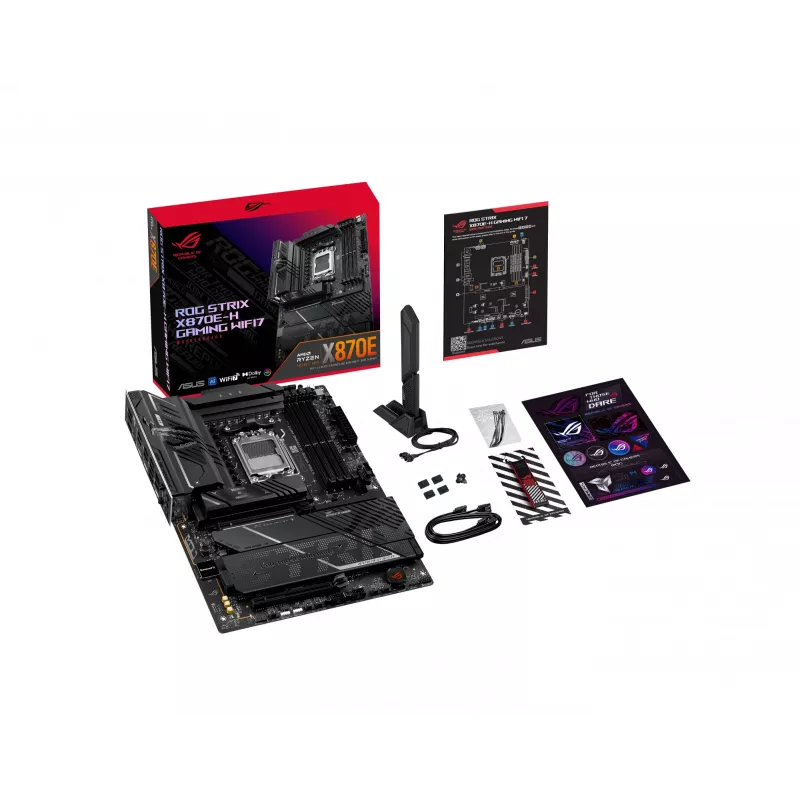 Motherboard ASUS ROG STRIX X870E-H GAMING WIFI7 ATX Socket AM5 DDR5, 256GB, Wi‑Fi 7, 5Gb Ethernet