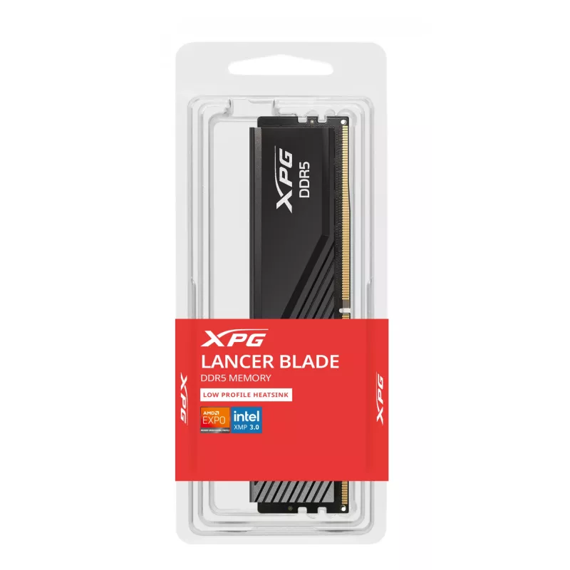 DIMM 16 GB DDR5-5600 , Arbeitsspeicher schwarz, AX5U5600C4616G-SLABBK, XPG Lancer Blade, INTEL XMP, AMD EXPO