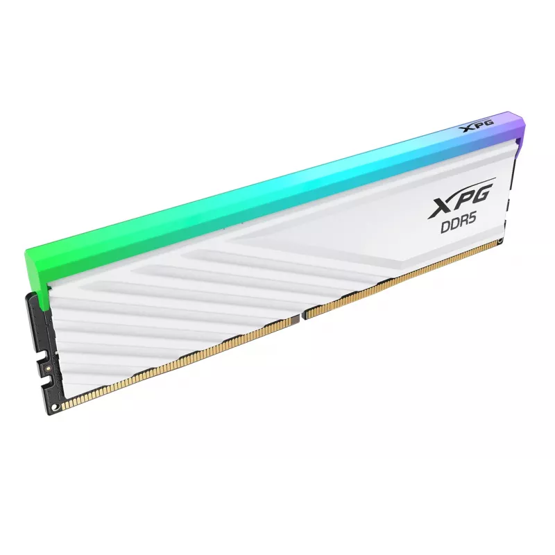 DIMM 16 GB DDR5-6400 , Arbeitsspeicher weiß, AX5U6400C3216G-SLABRWH, XPG Lancer Blade RGB, INTEL XMP, AMD EXPO