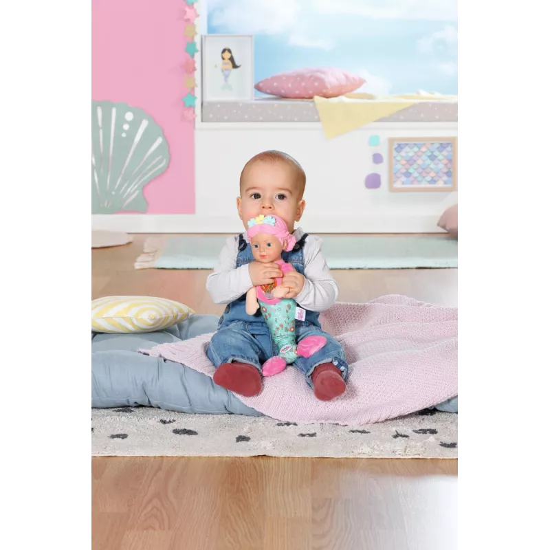 Babypuppe BABY born Meerjungfrau 33 cm waschbar mehrfarbig