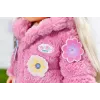 Puppenkleidungsset BABY born Pinkes Mantelset 43 cm zusammenklappbar