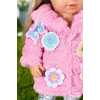 Puppenkleidungsset BABY born Pinkes Mantelset 43 cm zusammenklappbar