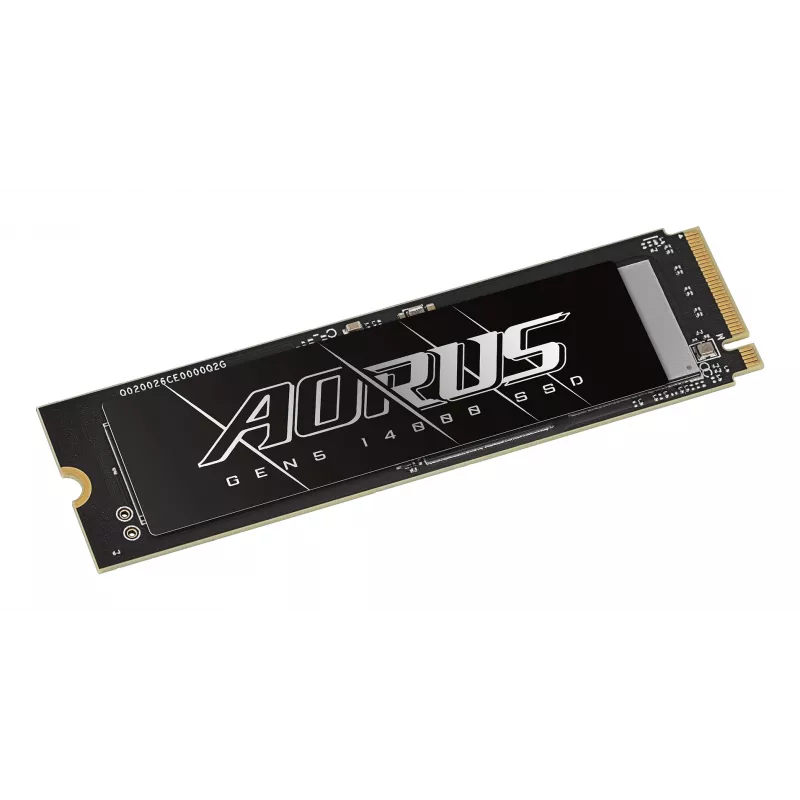 M.2 NVMe SSD GIGABYTE AORUS Gen5 14000 — 4 TB, PCIe 5.0, Lesen 14100 MB/s, Schreiben 12600 MB/s
