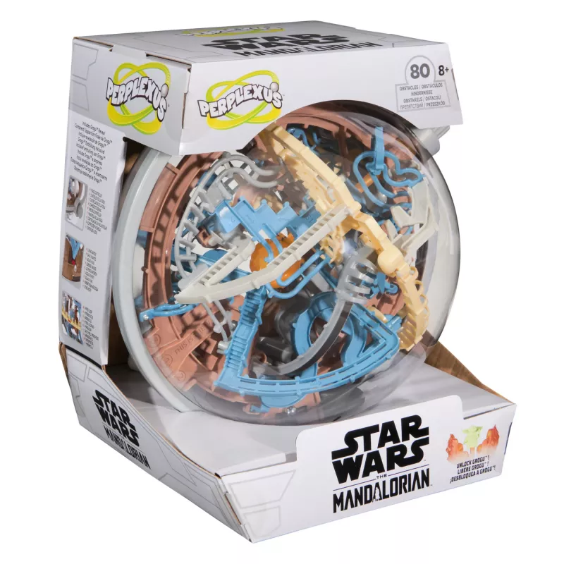 3D-Labyrinth-Geschicklichkeitsspiel Spin Master Perplexus Star Wars The Mandalorian – handgehaltenes Bewegungslabyrinth