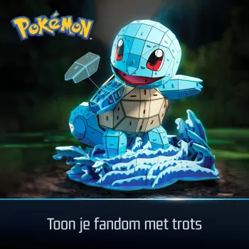 4D Build, Pokémon Squirtle 3D-Modellbausatz, Pokémon-Figur, Kanto Erstpartner-Kollektion, Schreibtischdeko, 180 Teile, ab 12 Jahren