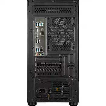 Desktop-Gaming-PC THERMALTAKE FTW A-Line LCS 5060 schwarz/transparent mit Windows 11 Pro
