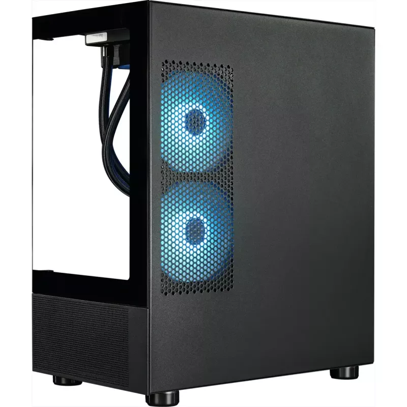 Desktop-Gaming-PC THERMALTAKE FTW A-Line LCS 5060 schwarz/transparent mit Windows 11 Pro