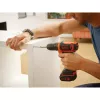 Pistol Grip Drill Schwarz & Decker BDCDD12-QW, Keyless, 1.5 Ah