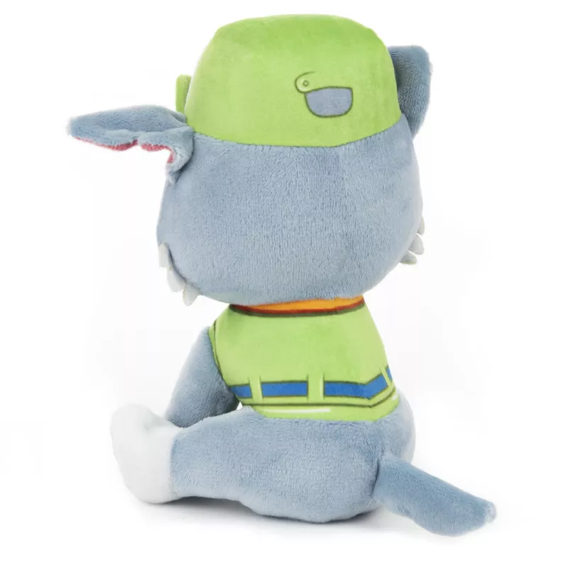 PAW Patrol GUND Offizielles Rocky-Plüschtier in typischer Recycling-Uniform, Stofftier ab 1 Jahr, 15 cm