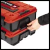Kleinteilekasten Einhell E-Case S-F Polypropylen Schwarz Rot 42x28x9,5 cm