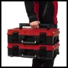 Kleinteilekasten Einhell E-Case S-F Polypropylen Schwarz Rot 42x28x9,5 cm