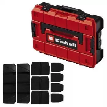Kleinteilekasten Einhell E-Case S-F Polypropylen Schwarz Rot 42x28x9,5 cm