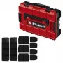 Kleinteilekasten Einhell E-Case S-F Polypropylen Schwarz Rot 42x28x9,5 cm