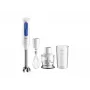 Handmixer Braun Household MultiQuick 3 MQ30202M, 900 W, weiß/blau, mit Zerkleinerer und Schneebesen
