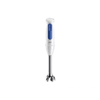 Handmixer Braun Household MultiQuick 3 MQ30202M, 900 W, weiß/blau, mit Zerkleinerer und Schneebesen