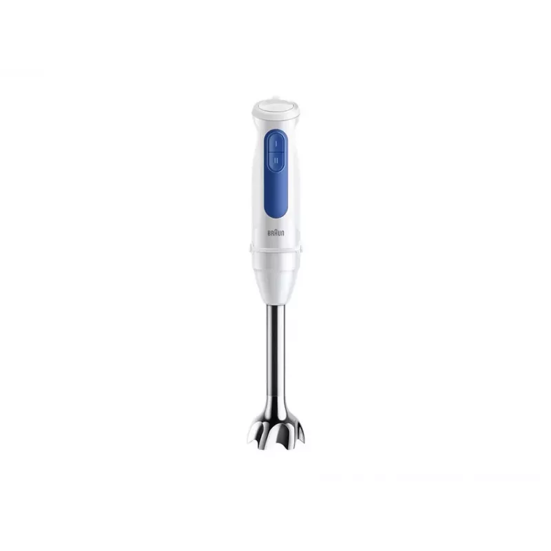 Handmixer Braun Household MultiQuick 3 MQ30202M, 900 W, weiß/blau, mit Zerkleinerer und Schneebesen