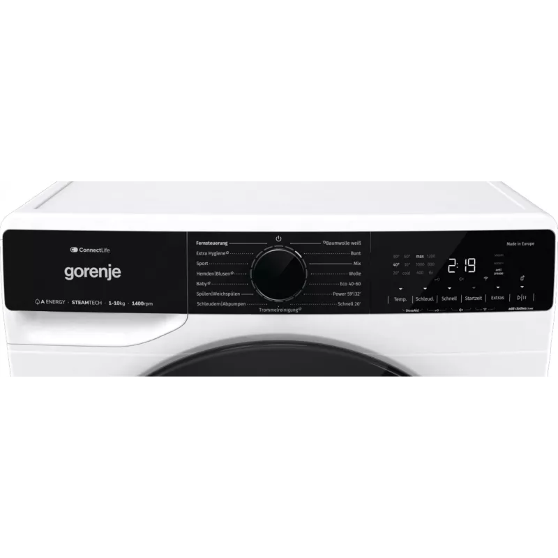 Gorenje WPNA14A3TS Waschmaschine Frontlader 10 kg 1400 U/min Weiß