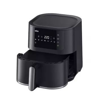 Heißluftfritteuse Braun Household MultiFry 5 HF5030 — 1700 W, 6,0 l Korb, schwarz/silber