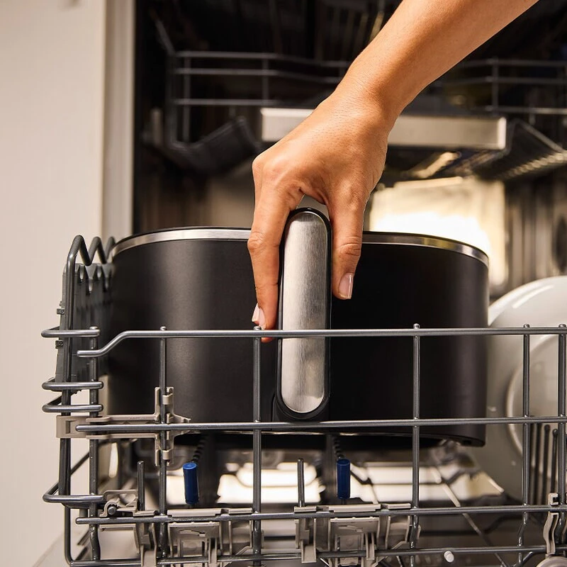 Heißluftfritteuse Braun Household MultiFry 5 HF5030 — 1700 W, 6,0 l Korb, schwarz/silber