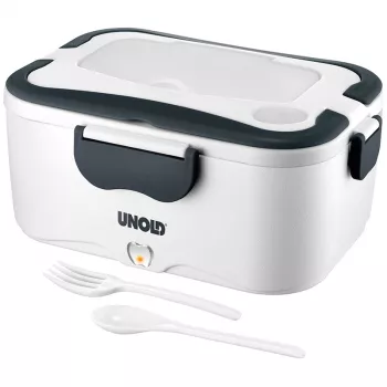 Lunchbehälter Unold 230.338 1,5 L Edelstahl Schwarz Weiß