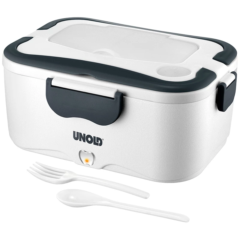 Lunchbehälter Unold 230.338 1,5 L Edelstahl Schwarz Weiß