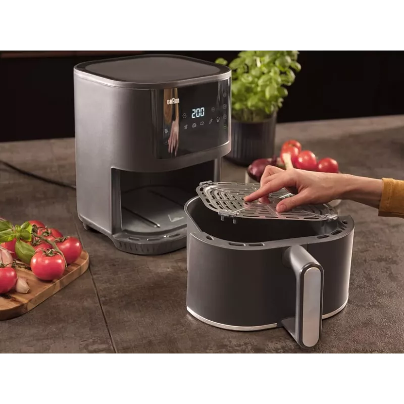 Braun MultiFry 3 Single 4.3 L Standgerät 1500 W Heißluftfritteuse Schwarz