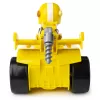 PAW Patrol , Ready, Race, Rescue Rubble’s Race & Go Deluxe Fahrzeug mit Sound, für Kinder ab 3 Jahren