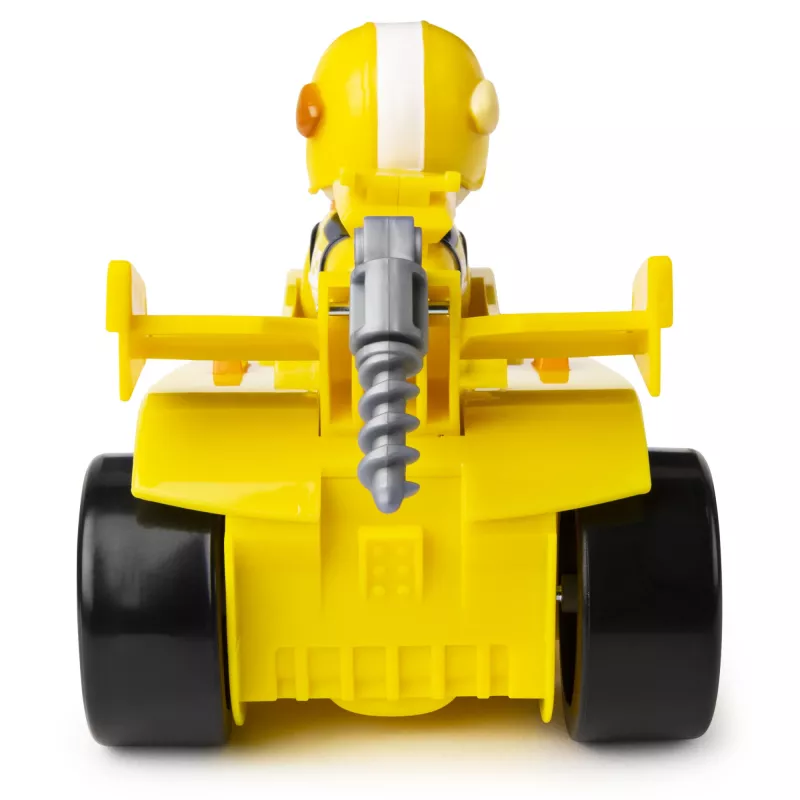 PAW Patrol , Ready, Race, Rescue Rubble’s Race & Go Deluxe Fahrzeug mit Sound, für Kinder ab 3 Jahren