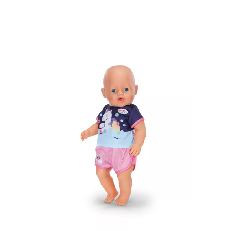 BABY born Einhorn Kurzpyjama 43cm Puppennachtwäsche
