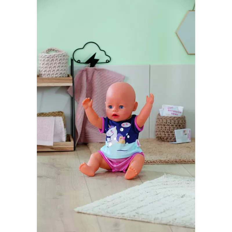 BABY born Einhorn Kurzpyjama 43cm Puppennachtwäsche