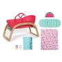 Puppenwiege zapf creation BABY born 3-in-1 Pinplay — Puppenmöbel, umwandelbare Wiege/Bett/Tragetasche