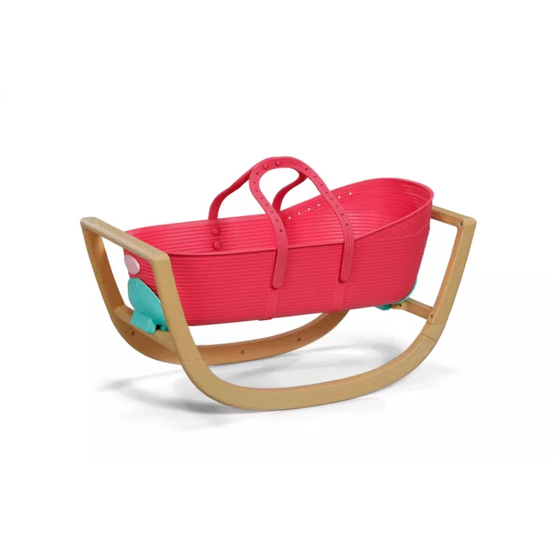 Puppenwiege zapf creation BABY born 3-in-1 Pinplay — Puppenmöbel, umwandelbare Wiege/Bett/Tragetasche